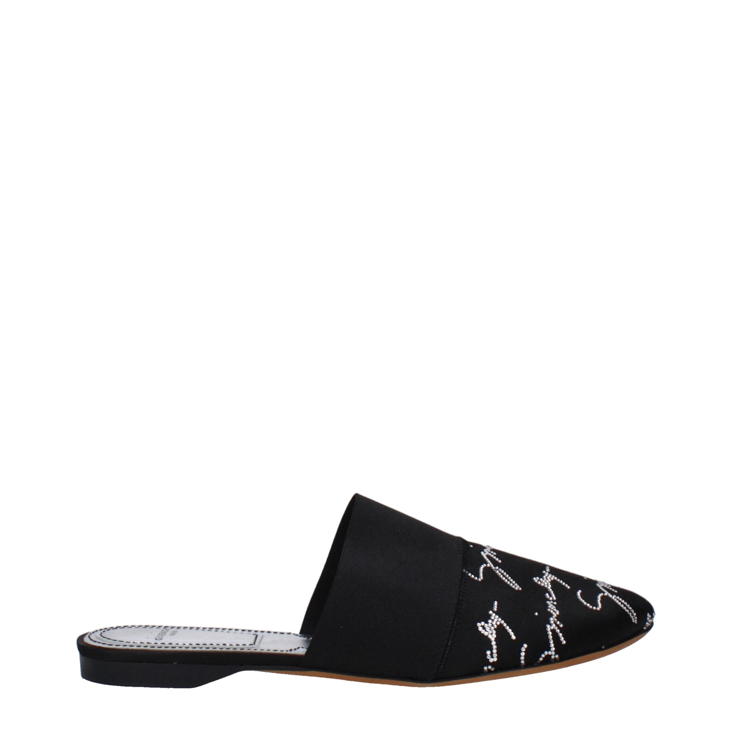 Givenchy Black Satin Slipper